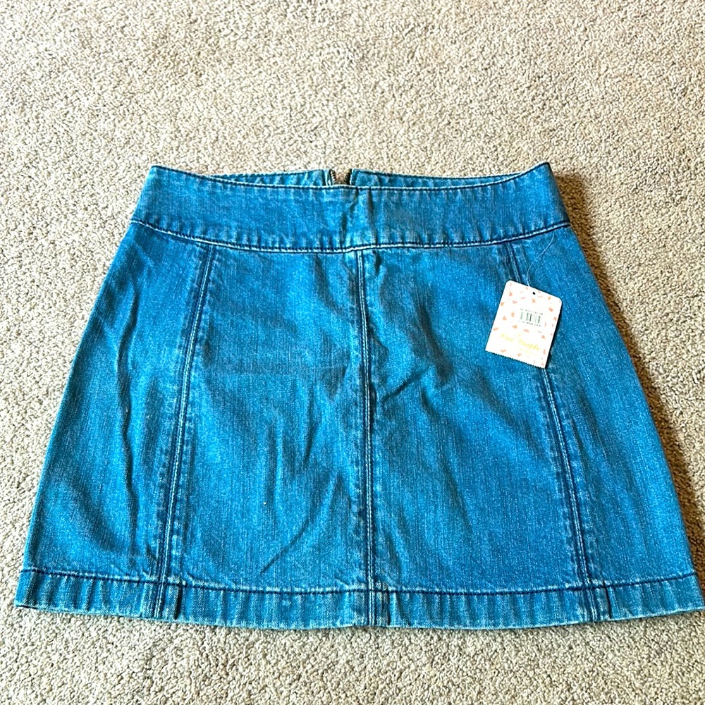 Free People Denim Skirt